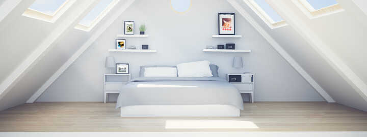 a loft conversion bedroom