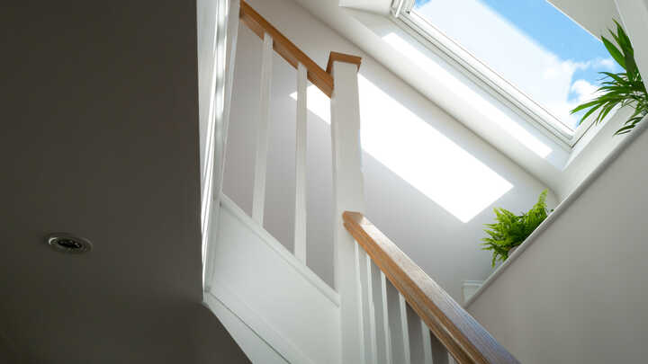 skylight window in a loft conversion