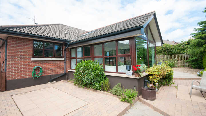 bungalow with extension