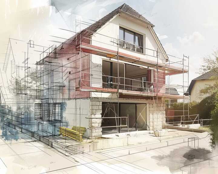 artist impression of home extension