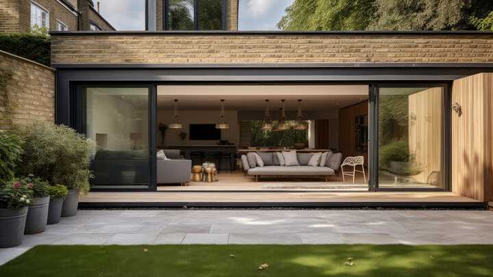 modern bungalow extension