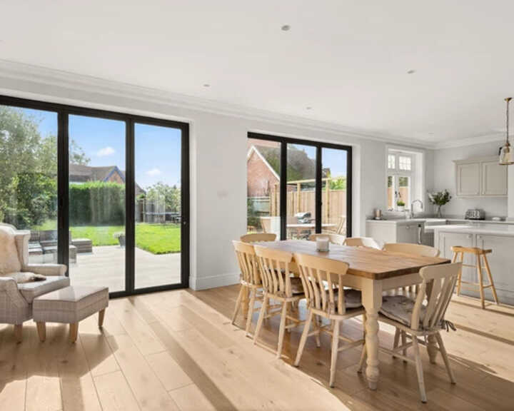 Dining room and kitchen of a client’s property designed by Maidenhead Planning